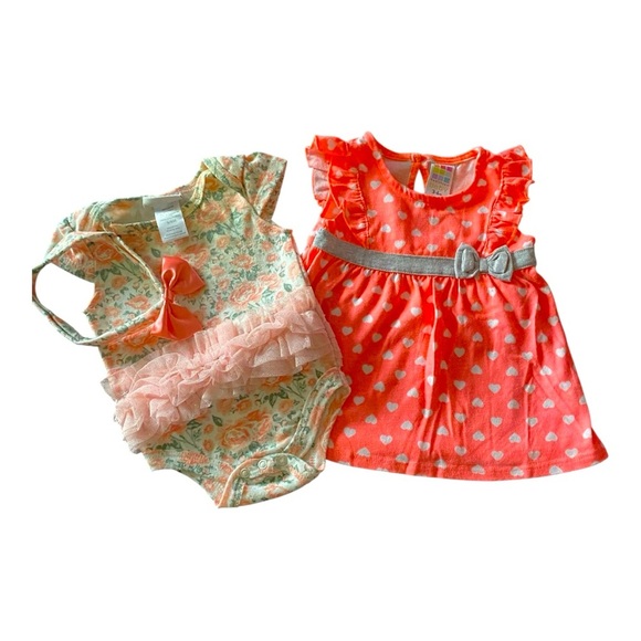 GIRLS 3-6 MONTHS BUNDLE-TOTAL OF 10 PIECES-DISNEY BABY-MAGICAL SEASON & MORE - Picture 4 of 8